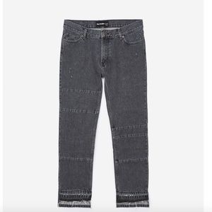 NWT The Kooples Nelly Baggy Patchwork Denim Jeans